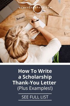 Scholarship Thank You Letter: A Guide to Crafting the Perfect Note